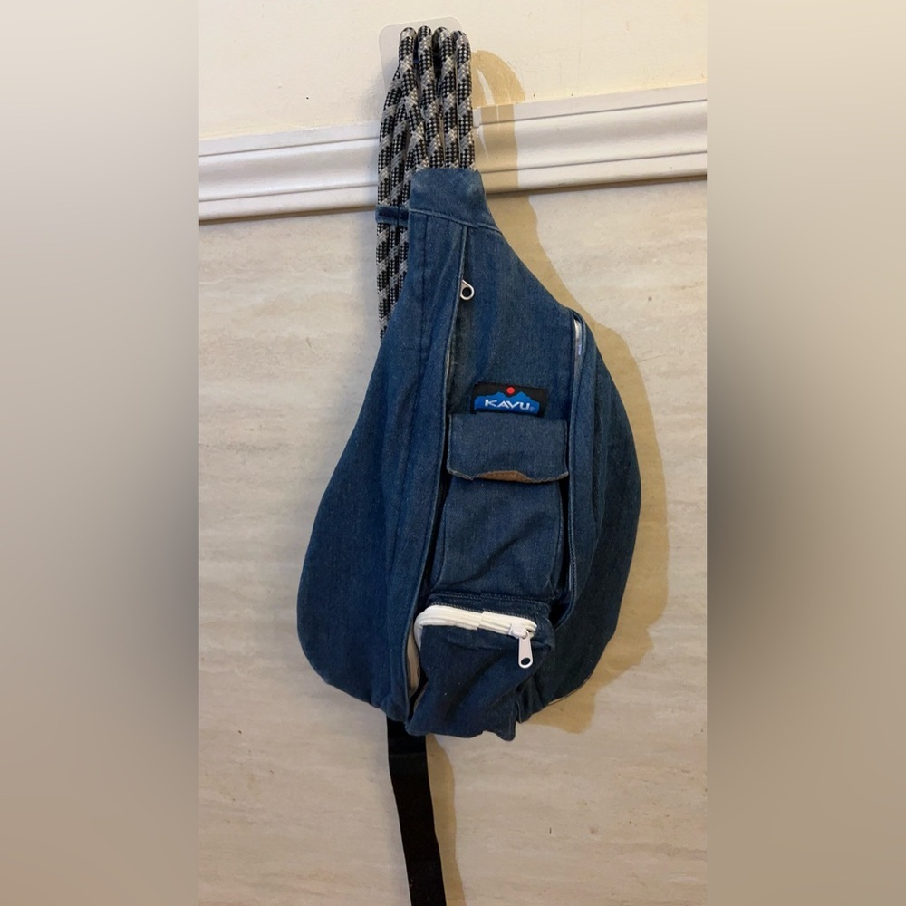 Kavu Rope Denim Blue Sling Bag